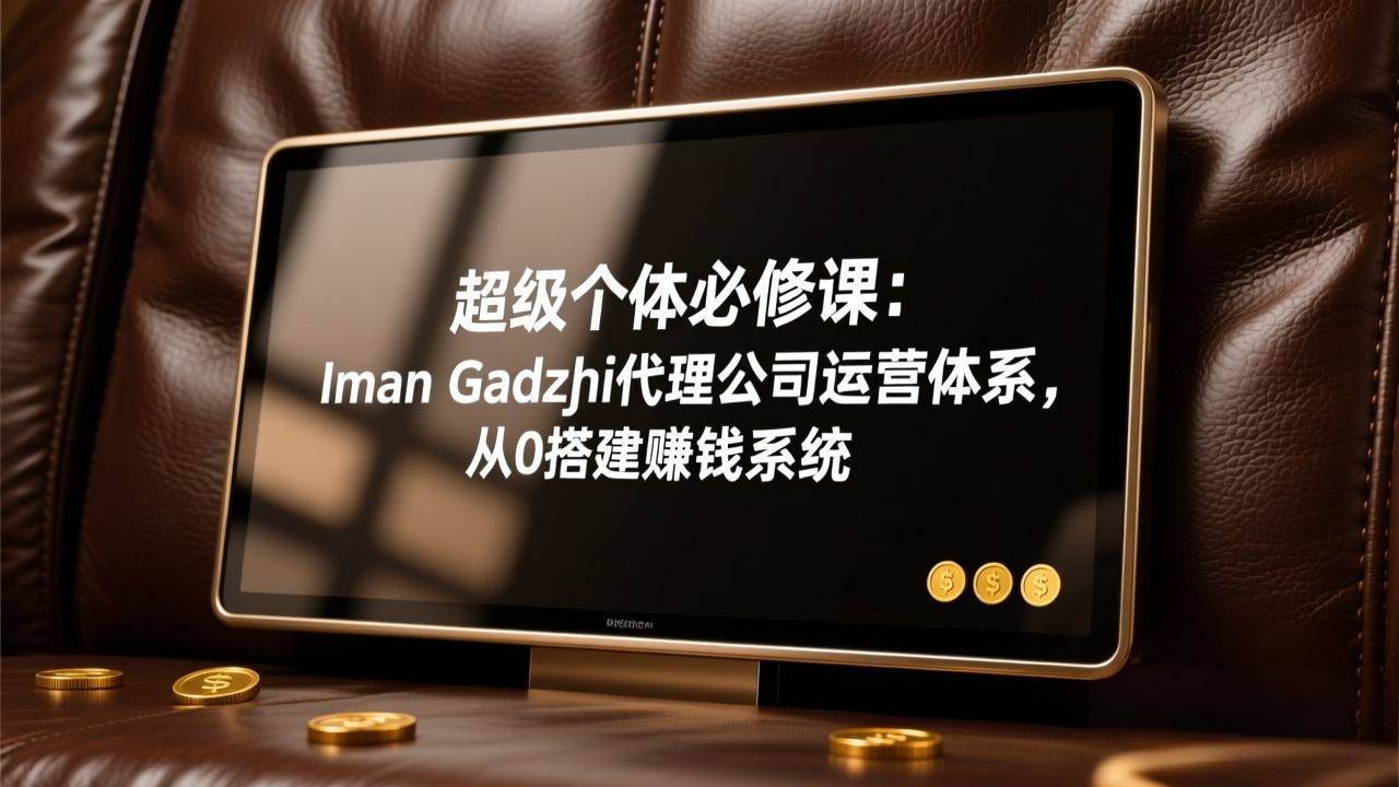 (17525期)超级个体必修课:Iman Gadzhi代理公司运营体系,从0搭建赚钱系统
