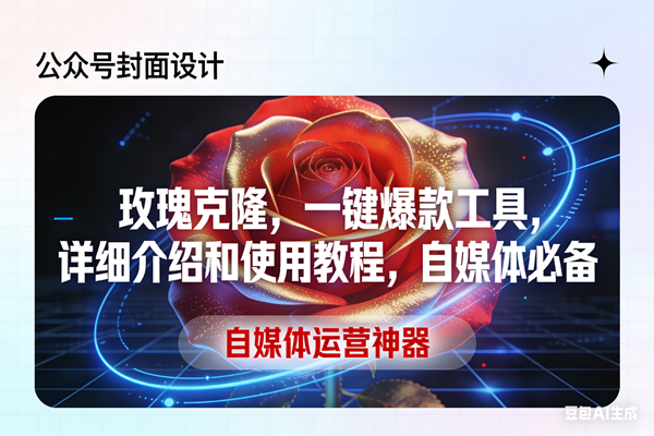 (17578期)玫瑰克隆工具,ai鲁大魔,自媒体必备神器,一键爆款神器,详细教程。
