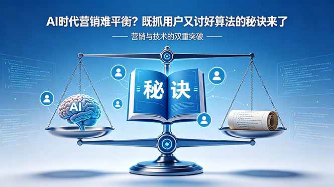 (18600期)AI时代营销难平衡?既抓用户又讨好算法的秘诀来了【原创双语字幕】