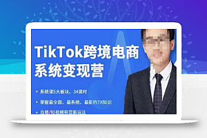 嘉伟5月新课《TiKToK跨境电商变现营》跨境电商系统传授TikTok玩法，从小白到高手，真正的电商实战课程