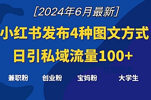 小红书发布这4种图文,就能日引私域流量100+