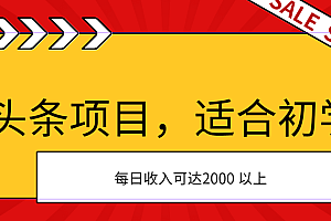 (11384期)AI头条项目,适合初学者,次日开始盈利,每日收入可达2000元以上