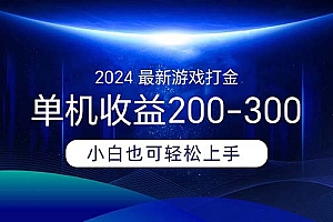 (11542期)2024最新游戏打金单机收益200-300