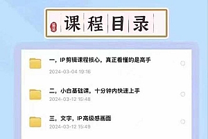 (11589期)高级感 剪辑+流量思维:用流量思维剪辑出有温度/有质感/有流量/能变现视频