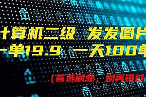 (11715期)计算机二级,一单19.9 一天能出100单,每天只需发发图片(附518G资料)