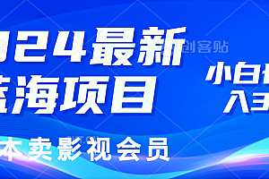 (11894期)2024最新蓝海项目,0成本卖影视会员,小白也能日入3位数