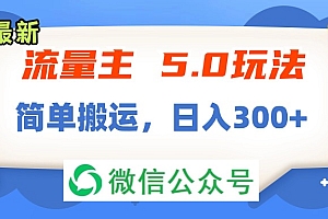 (11901期)流量主5.0玩法,7月~8月新玩法,简单搬运,轻松日入300+