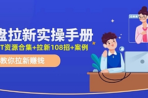 最新网盘拉新教程,网盘拉新108招,拉新赚钱实操手册(附案例)