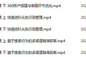 (12012期)竞价教程:真实账户 实战教学 从新手到进阶·后台操作到数据优化