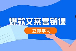 (12290期)爆款文案营销课:公域转私域,涨粉成交一网打尽,各行业人士必备