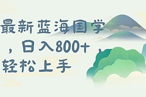 国学项目,长期蓝海可矩阵,从0-1的过程【揭秘】