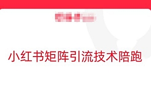 小红书矩阵引流技术,教大家玩转小红书流量