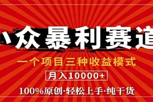 (12756期)视频号最新爆火赛道,三种可收益模式,0粉新号条条原创条条热门 日入1000+