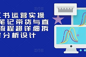 小红书运营实操课,笔记带货与直播,流程超详细拆解分析设计