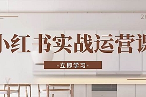 小红书实战运营课:从开通店铺到直播话术,打造爆款笔记与高效直播