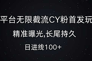 单平台无限截流创业粉首发玩法,精准曝光,长尾持久,日引流100+【揭秘】