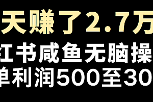 冷门暴利,超级简单的项目0成本玩法,每单在500至4000的利润