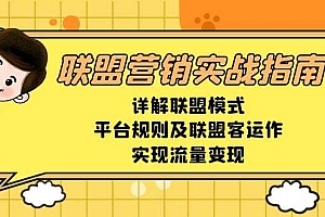 联盟营销实战指南,详解联盟模式、平台规则及联盟客运作,实现流量变现