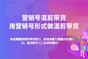 营销号混剪带货,用营销号形式做混剪带货,快速掌握带货技巧,实现流量与销量双增长