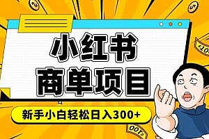 小红书千粉商单,稳定快速变现项目,实现月入6-8k并不是很难