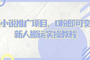 蛋花小说推文项目,0粉即可变现,新人搬运实操教程