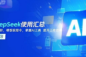 (14216期)DeepSeek使用汇总,基础到进阶,提示词技巧,掌握AI工具  提升工作效率