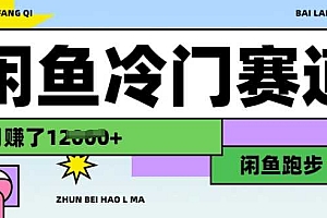 闲鱼冷门赛道,跑步挣钱,有人一个月挣了1.2w