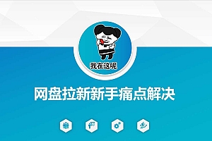 网盘拉新新手痛点解决,网盘引流+变现优化方案