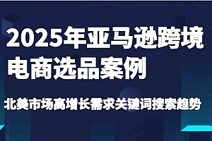 2025年亚马逊跨境电商选品案例-北美市场高增长需求关键词搜索趋势(更新)