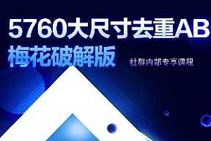 视频号连怼玩法-5760大尺寸去重AB技术-梅花实验室社群专享