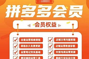 2025拼多多运营实战课,40节全流程教学,覆盖拼多多运营全链路