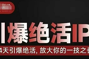 引爆绝活IP训练营,14天引爆绝活,放大你的一技之长