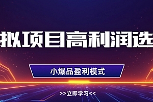 虚拟项目高利润选品方法,做好单店利润1W+,可多店倍增利润