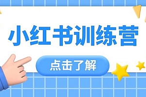 小红书训练营,助小白入门,掌握技巧变达人,课程实操又全面(12节课)
