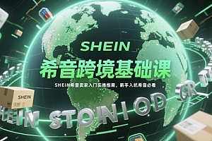 希音跨境基础课,SHEIN希音卖家入门实操指南,新手入坑希音必看