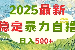 2025最新暴力自撸项目,日入5张+,可矩阵操作【揭秘】