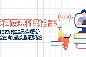 AI绘画零基础到高手,Midjourney工具全解析,参数设置与摄影应用实战