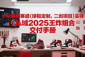 小众暴利赛道(球鞋定制,二创项目)实体+私域2025王炸组合  交付手册