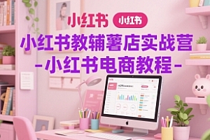 小红书教辅薯店实战营-小红书电商教程