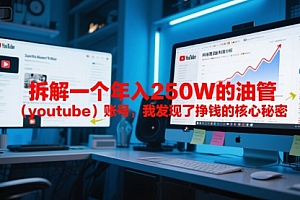 付费文章:拆解一个年入250W的油管(youtube)账号,我发现了挣钱的核心秘密