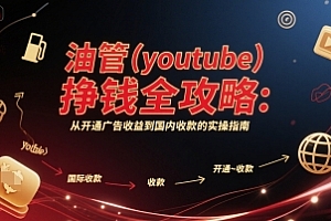 油管(youtube)挣钱全攻略:从开通广告收益到国内收款的实操指南