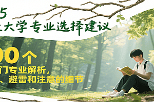 2025最佳大学专业选择建议,100个热门专业解析,推荐、避雷和注意的细节
