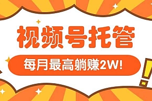 (15331期)【视频号托管 】我提供视频,你每天5分钟复制发布,最高月入1W