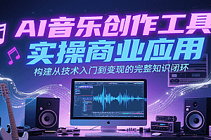AI音乐创作工具实操商业应用,构建从技术入门到变现的完整知识闭环