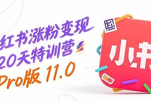 (15432期)小红书涨粉变现120天特训营Pro版11.0:从0到1掌握平台运营,内容制作和变现