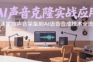 AI声音克隆实战应用,快速掌握声音采集到AI语音合成技术全流程
