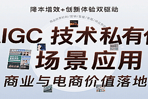 AIGC技术私有化场景应用,内容创作/视觉设计/私有化部署/商业应用/电商运营等