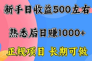 (15978期)一台电脑,前期日收益300-500,熟练后日入1000左右