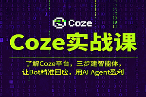 Coze实战课:了解Coze平台,三步建智能体,让Bot精准回应,用AI Agent盈利
