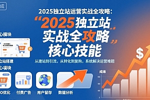 2025独立站运营实战全攻略,一站式掌握独立站运营核心技能
